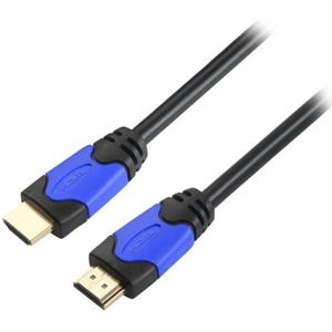 EFB Elektronik HighSpeed HDMI+ kabel w. Ethernet, Premium Certif. 4K60Hz A-A St-St, 6m, zwart (6 m, HDMI), Videokabel