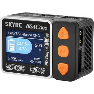 SkyRC B6AC Neo 1-6s, RC Lader, Zwart