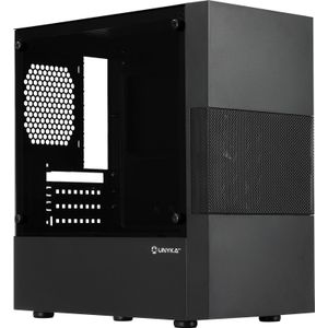 Unykach Aero C25 Micro ATX (ITX, mATX), PC-behuizing, Zwart