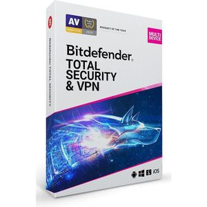 Bitdefender Total Security 2021 & VPN Premium voor