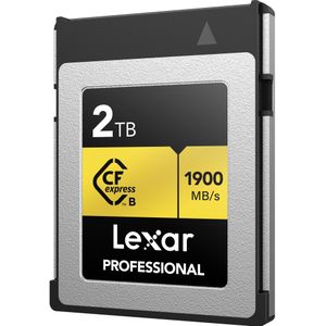 Lexar - Professional Gold Series - Geheugenkaart - 2000 GB - CFexpress type B - Zilver