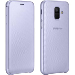 Samsung Portemonneehoes (Galaxy A6), Smartphonehoes, Paars