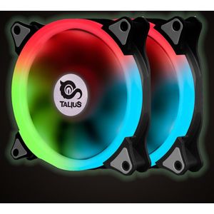 TALIUS Siroko Computer behuizing Ventilator 12 cm Zwart