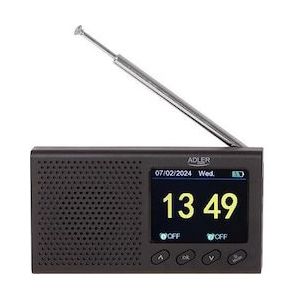 Adler - AD 1198 - Draagbare Radio - Zwart - Bluetooth 5.0