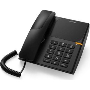 Alcatel - T28 - Huistelefoon - Zwart - Bedrade Signaaloverdracht