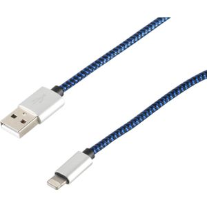 Shiverpeaks 14-50019 0,9 m USB A Lightning Blauw Mobiele Telefoon Kabel (0.90 m, USB 2.0), USB-kabel