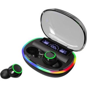 2GO Bluetooth Headset Akoestische Ring Echt Draadloos Stereo (Draadloze), Koptelefoon, Zwart