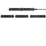 Bachmann stekkerdoos met Wieland GST18® installatiestekker en 3 contacten / zwart/zilver