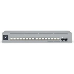 Ubiquiti Pro Max 16 Managed Switch 2x 10G SFP+, 4x 2,5GbE, 12x 1GbE (18 ports), Netwerkschakelaar, Grijs