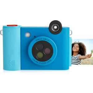 KODAK Smile+ Digitale Instant Camera - Blauw - ZINK Fotoprints - Effectfilters