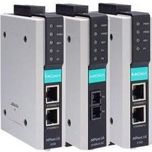 Moxa NPORT IA-5150-M-SC-T - Seriële 1-poorts apparaatservers voor industriële automatisering, Printer server