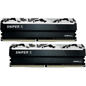 G.Skill Sniper X-serie Urban Camo (2 x 8GB, 3200 MHz, DDR4 RAM, DIMM 288 pin), RAM, Zwart, Grijs