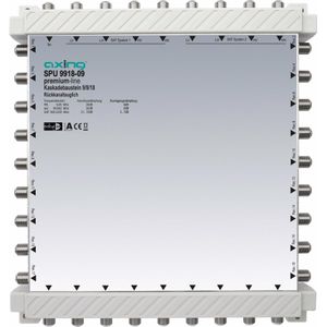 Axing Cascademodule SPU 9918-09 9 in 18, Accessoires voor TV-ontvangers, Zilver