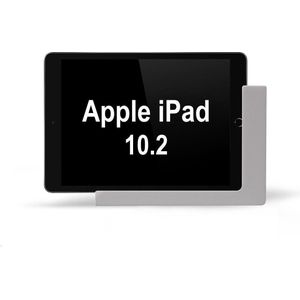 TabLines TWP004S Muurbeugel voor iPad 10.2 (7e/8e/9e generatie), zilver, Tablethouder