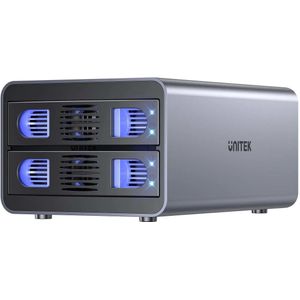 Unitek - RAID-Gehäuse - Harddisk Behuizing - USB C - 10Gb/s - 40TB