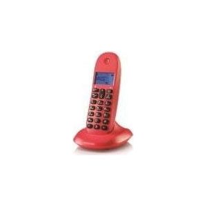 Motorola C1001, Telefoon, Rood
