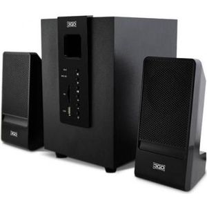 3GO ALTAVOCES 2.1 Y650 BT USB CR, Stereoversterker, Zwart