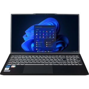 bluechip TRAVELline B15W57 Intel® Core™ i5 i5-1335U Laptop 39,6 cm (15.6") Full HD 16 GB DDR5-SDRAM 500 GB SSD Wi-Fi 6E (802.11ax) Windows 11 Pro Zwart