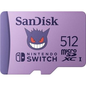 SanDisk - Nintendo Pokemon Ectoplasma - Geheugenkaart - Paars - 512 GB