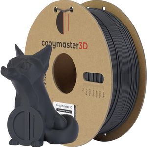 Copymaster3D Turbo PLA Matte Filament for 3D Printer, 1.75 mm, matte ash (PLA, 1.75 mm, Grijs), 3D print filamenten, Grijs