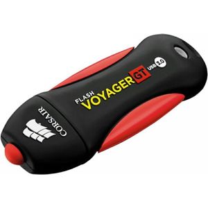 Corsair Flash Voyager GT (512 GB, USB A, USB 3.0), USB-stick, Rood, Zwart
