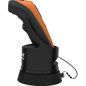 Socket OPLAADDOCK+SEC BASIS F/600/700, Barcode scanner, Zwart