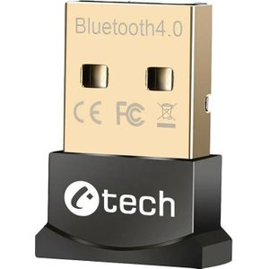 C-Tech Bluetooth-adapter BTD-02, v 4.0, USB-minidongle (Zender en ontvanger), Bluetooth audio-adapters
