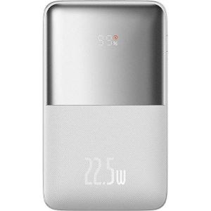 Baseus Powerbank Bipow, 20000mAh, 22,5W (wit), Powerbank, Wit