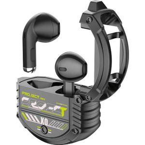 xO Bluetooth-oortelefoon G12 TWS zwart (4 h, Draadloze), Koptelefoon, Zwart