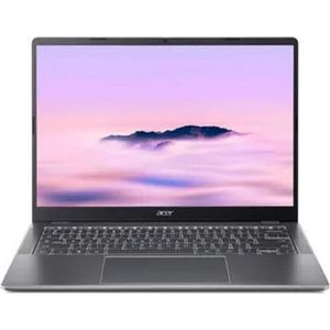 Acer Chromebook Plus 514 (14", 256 GB, 8 GB, DE, Intel Core 3 N355), Notebook, Grijs