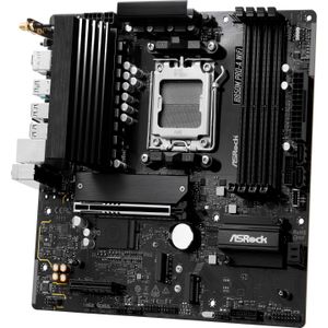 ASROCK - B850M Pro-A WiFi - Moederbord - Micro ATX - Socket AM5 - AMD B850 - DDR5 - Realtek ALC1220 - WiFi 6E - Bluetooth - Realtek 2.5G LAN