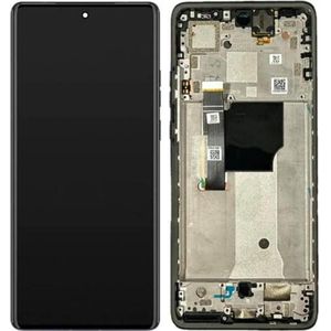 Motorola Edge 40 Neo LCD Display Original - Black (Scherm), Onderdelen voor mobiele apparaten, Zwart