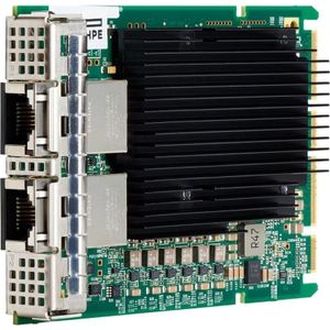 HPE E Adapter Ethernet 2-poorts BASE-T OCP3 Broadcom BCM57416 (Mini PCI Express), Netwerkkaarten, Zilver