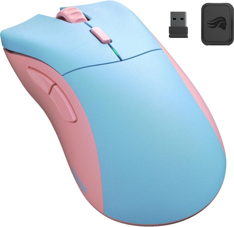 Glorious - Model D PRO - Draadloze Gaming Muis - Blauw - Ergonomisch Ontwerp