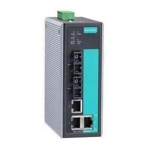 Moxa EDS-405A-SS-SC-T - Beheerde Ethernet-switch op instapniveau met 3 10100BaseT(X)-poorten, Netwerkschakelaar