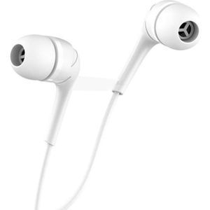 Evelatus Oortelefoon EEP02 (Geen ruisonderdrukking, Bedraad), Koptelefoon, Wit