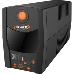 Infosec - UPS Voeding - Nood UPS - 700VA - 360W - 7Ah - 4x IEC C13
