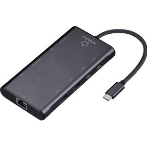 Renkforce - RF-USBHA-500 - USB Hub - Zwart - USB 3.2 Gen 2 - 10 Poorten