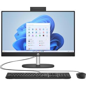 HP AIO 24-cr0005nc (1000 GB, 32 GB, Intel Core i7-1355U, Intel Iris Graphics), PC, Zwart