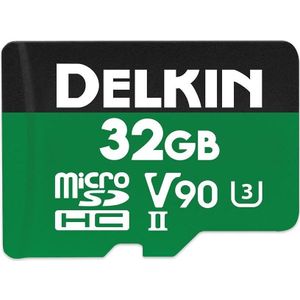 Delkin Vermogen (256 GB, microSDXC, U3, UHS-II), Geheugenkaart