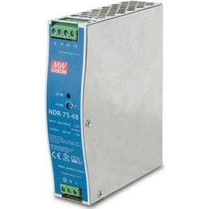 Ernitec 48V, 75W Din-Rail Power Supply, PC-voedingseenheid