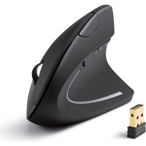 Anker 2.4 G Vertical Wireless Ergonomic (Draadloze), Muis, Zwart