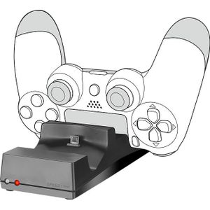 Speedlink Jazz USB Lader (PS4), Accessoires voor spelcomputers, Zwart
