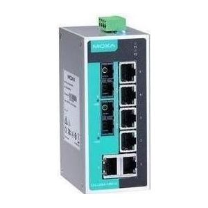 Moxa EDS-208A-SS-SC-T - Unmanaged Ethernet-switch met 6 10100BaseT(X)-poorten, Netwerkschakelaar