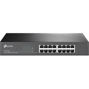 TP-Link TL-SG1016DE (16 ports), Netwerkschakelaar, Zwart