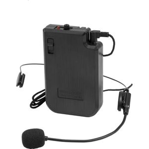 Omnitronic WAMS-10BT2 MK2 bodypack zender incl. headset microfoon 865MHz, DJ-apparatuur