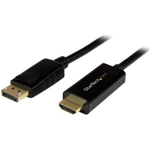 StarTech 3M DP NAAR HDMI KABEL - 4K (3 m, HDMI, DisplayPort), Videokabel