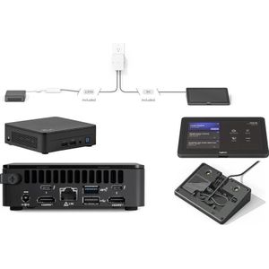 Logitech Base Zoom Rooms+TAP, Conferentieapparaten