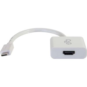 C2G USB 3.1 USB-C Naar HDMI Audio/Video Adapter (USB 3.1), Data + Video Adapter, Wit