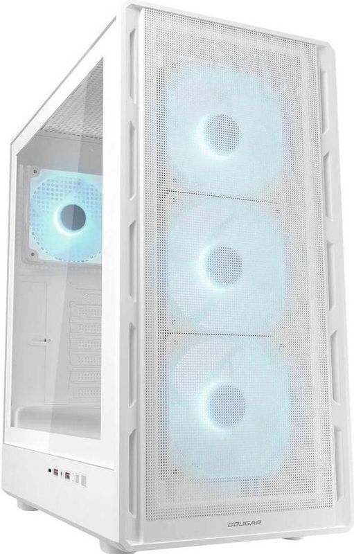 Cougar - Airface Pure PRO - Midi-Tower PC-behuizing - Wit - ARGB - mATX Mini-ITX ATX